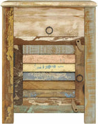 Vintage Reclaimed Wood End Table - Image 5