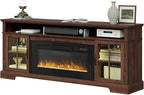 70" Farmhouse TV Stand with 36" Fireplace - Image 9