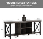 GAZHOME TV Stand for TV up to 55 Inches, TV Cabinet - Image 3