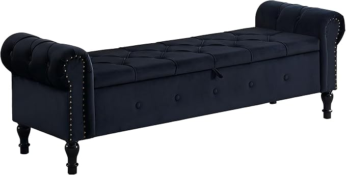 Storage Bed Bench for Bedroom, King Size Bench - Image 9