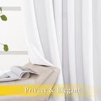NICETOWN White Sliding Door Curtain - Image 5