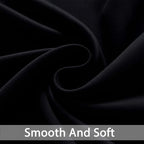 Yakamok Room Darkening Curtains 62x96 inch Length Black-Living Room | 2 panels - Image 4