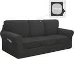 Easy-Going 7 Pieces Stretch Couch Cover Washable Sofa Cover Set by Easy-Going