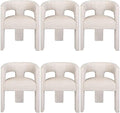 Jofran Gwen Jacquard Upholstered Accent Chair, Modern Luxury Plush Sculptural by Jofran+Inc.