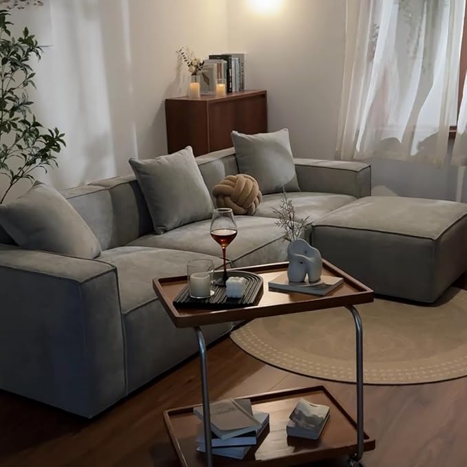 Acanva Luxury Modular Sectional Living Room Sofa Set, Modern Minimalist Style - Image 5
