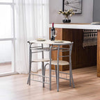 VINGLI 3 Piece Dining Set, Small Kitchen Table Set - Image 5