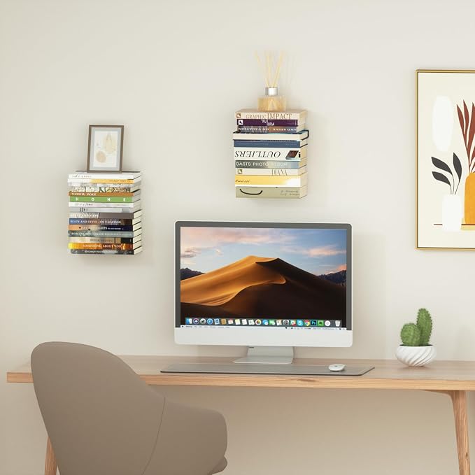 Mefirt Invisible Floating Bookshelves - Image 2