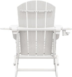 SERWALL Adirondack Chair with Cup Holders - Image 13