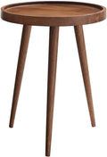 Modway Chiro Solid Wood Side Table in Walnut by Modway