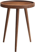Modway Chiro Solid Wood Side Table in Walnut by Modway