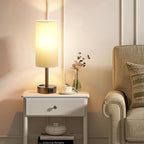 Fenmzee Brown Bedside Table Lamp - Image 8