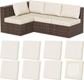 8Pcs Outdoor Cushion Covers, Stretch Patio Furniture Couch Chair Slipcovers | by VORSHAPE