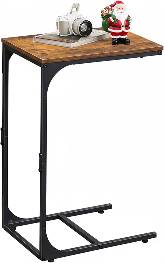 WLIVE C Shaped End Table, Small Couch Side Tables - Image 7