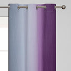 Purple and Grey Ombre Blackout Curtains - Image 4