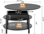 FABATO Round Lift Top Coffee Table - Image 3
