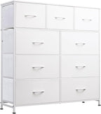 WLIVE 9-Drawer Dresser, Fabric Storage Tower by WLIVE