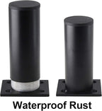 Set of 4 Furniture Legs 4 Inch, Adjustable Aluminum Alloy Cabinet Legs - Image 4