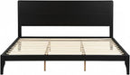 Merax King Size Bamboo Platform Bed, Mid-Century Modern Bed Frame - Image 6