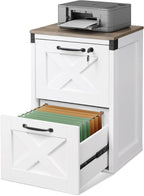 DEVAISE 2 Drawer File Cabinet by DEVAISE