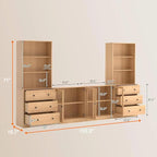 TUSY 71" Large TV Stand Set - Image 2
