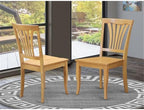 East West Furniture AVC-OAK-W Avon Dining Room Chairs - Image 2
