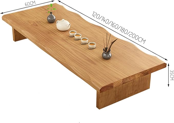 Solid Wood Low Coffee Tea Table - Image 3