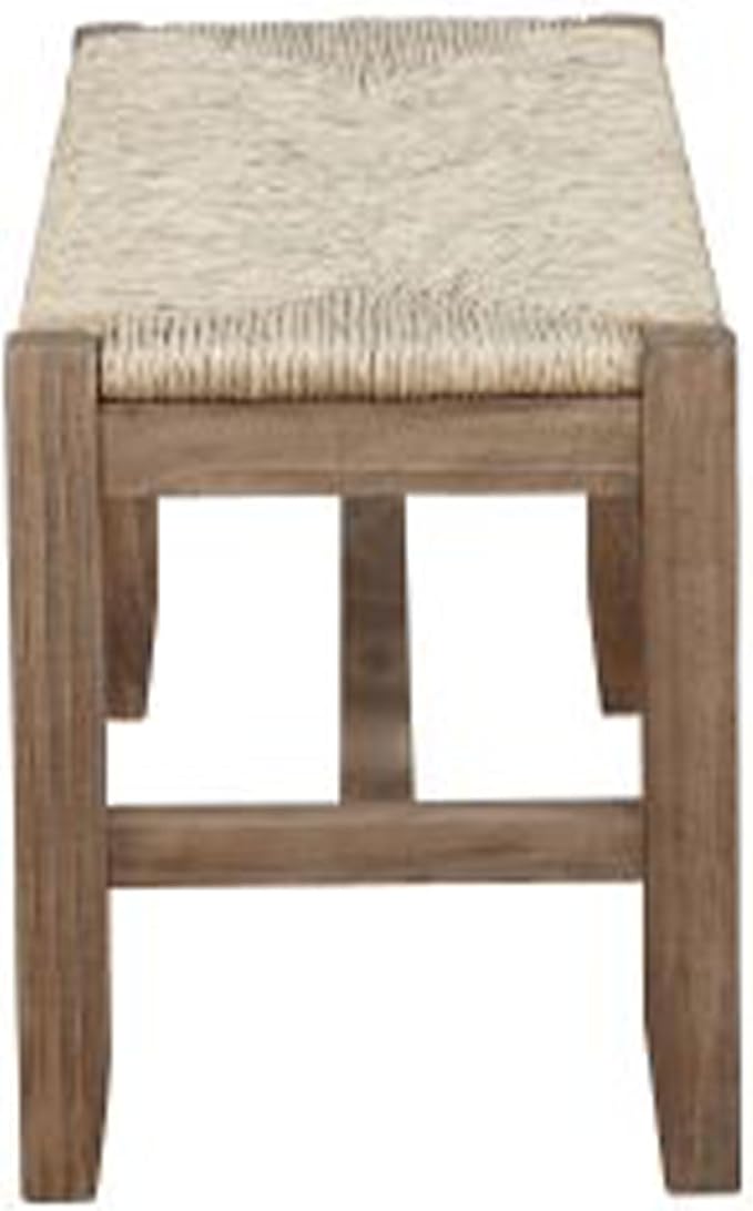 Alaterre Furniture Newport 40 Inch Solid Wood Entryway Bench - Image 11