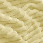 BEDELITE Transparent Yellow Fleece Throw Blanket - Image 3