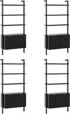 Nathan James Jasper 3-Shelf Solid Wood Boho Bookshelf, Wall Mounted Bookshelf - Image 7