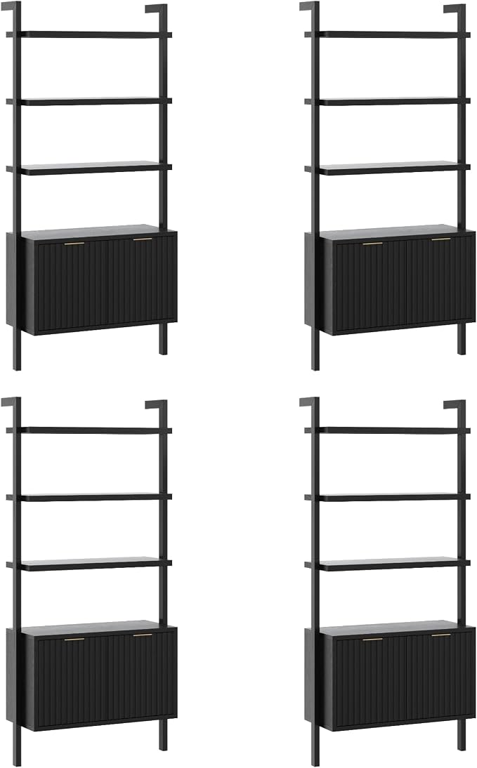 Nathan James Jasper 3-Shelf Solid Wood Boho Bookshelf, Wall Mounted Bookshelf - Image 7