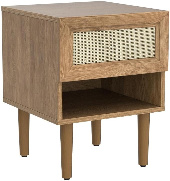 mopio Haylee Rattan Side Table, Small Accent Tables - Image 4