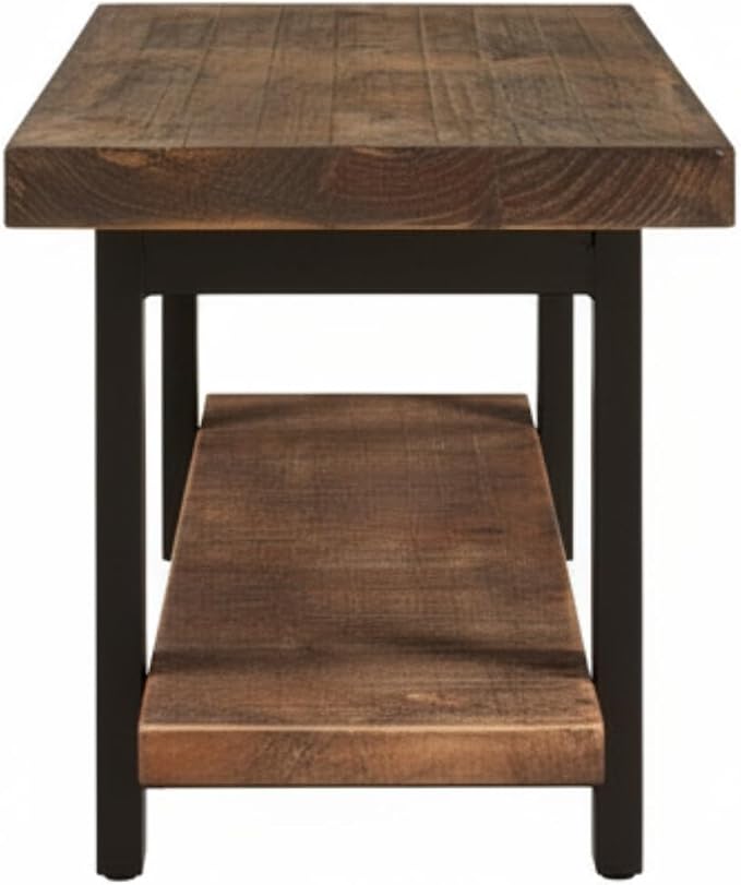 Alaterre Furniture Pomona Entryway Bench – Modern Rustic 48-Inch Solid Wood - Image 10