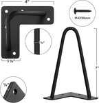 SMARTSTANDARD 7 Inch Heavy Duty Hairpin Furniture Legs, Metal Home DIY Projects - Image 2