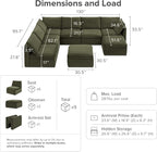 mopio Oversized Modular Sectional Sofa - Image 2
