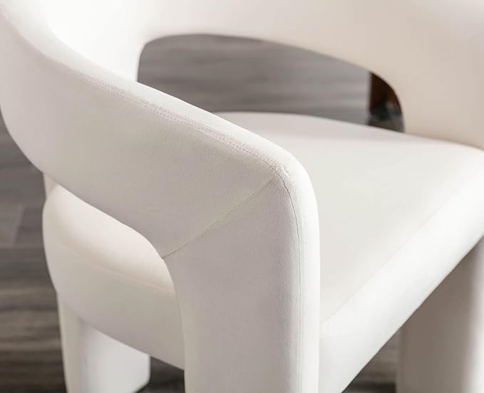 VESCASA Velvet Barrel Dining Chair - Image 9