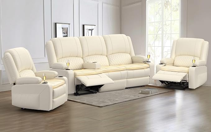 Yolsali 3 Seater Recliner Sofa Set by SavortheHappyMoments