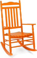 VINGLI Wooden Rocking Chair Outdoor, Patio Rockers by VINGLI