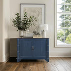 40" Solid Wood Buffet Storage Cabinet, Vintage Console Table - Image 7