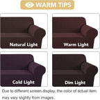 H.VERSAILTEX Stretch Love Seat Couch Covers Couch Slipcovers - Image 3