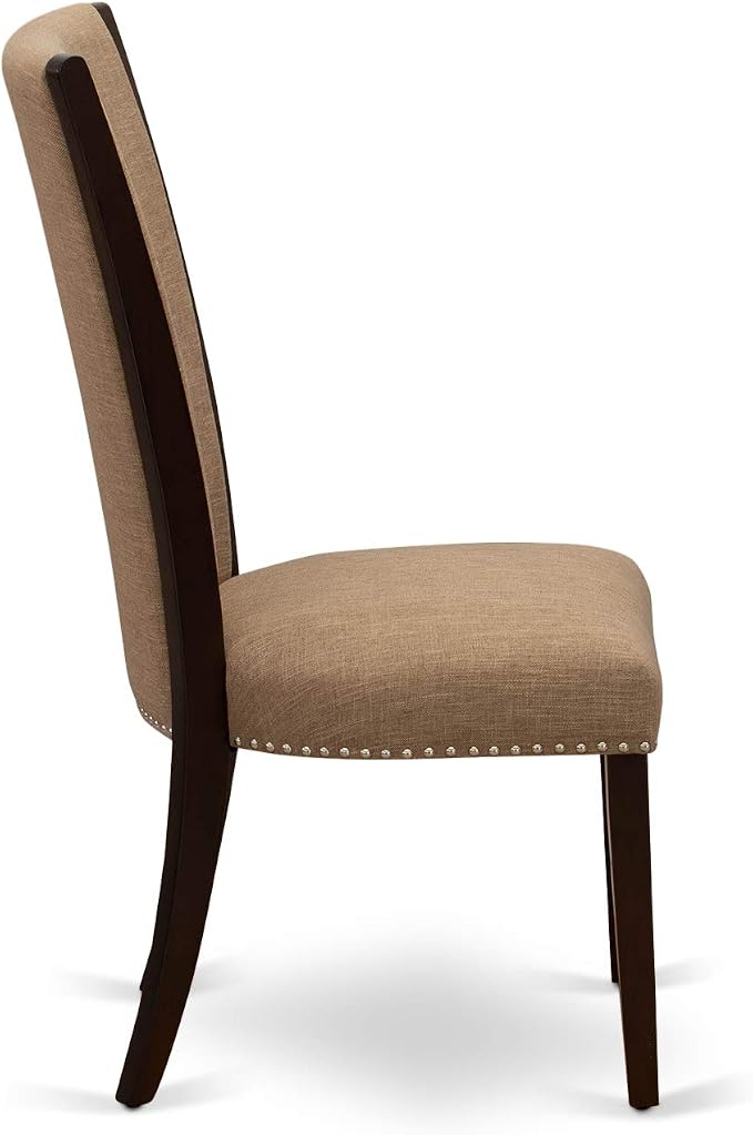 East West Furniture VEP3T47 Verona Modern Parson Chairs - Image 5