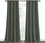 NICETOWN Dark Mallard Blackout Draperies Curtains - Image 2