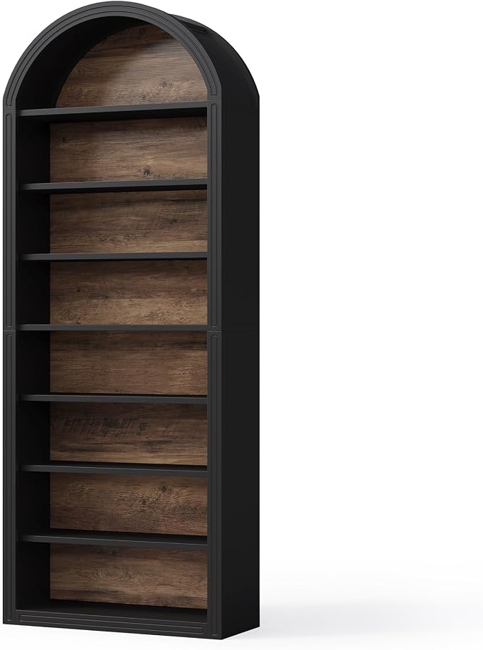 LITTLE TREE 8-Tier Bookcase, 78.7" Tall Bookshelf - Image 8