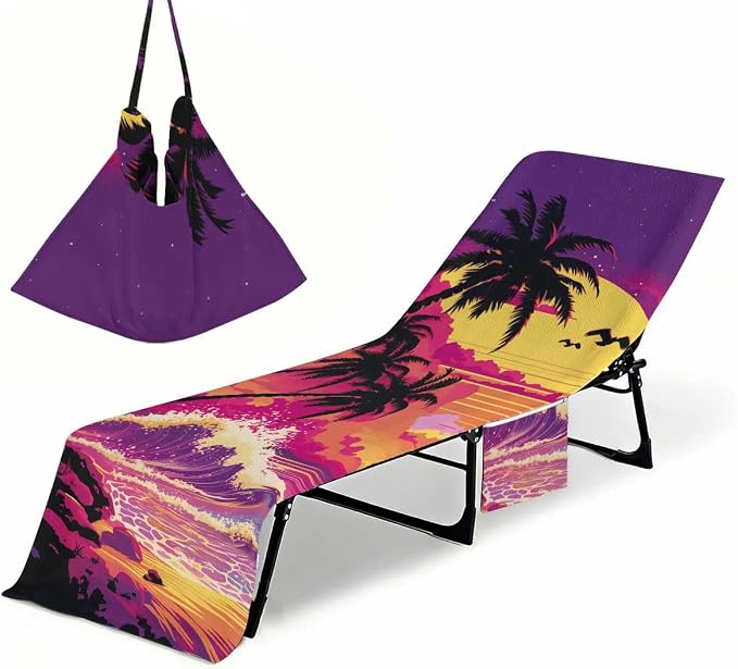 Irisbell Lounge Chair Towel Cover by Irisbell