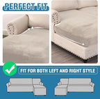 H.VERSAILTEX Velvet Stretch Individual Chaise Cover Sectional Couch Covers - Image 6