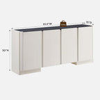 66" Large Sideboard Buffet Cabinet - Image 2