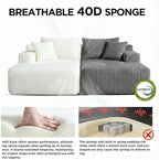 SYTOPIA Loveseat Chaise Lounge - Image 5