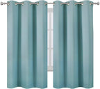 Stone Blue Thermal Blackout Curtains/38 x 63 Inch/Set of 2 Panels Room - Image 2