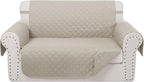Reversible 45" Small Loveseat Sofa Covers, Friendly Furniture Protector by LuxshareHome