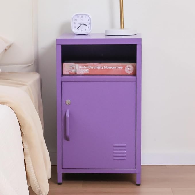 ALBAD Compact Metal Nightstand - Image 2