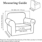 Turquoize 2 Piece Chair Covers Armchair Slipcovers - Image 2